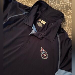 Tennessee Titans NFL team apparel polo XL excellent condition